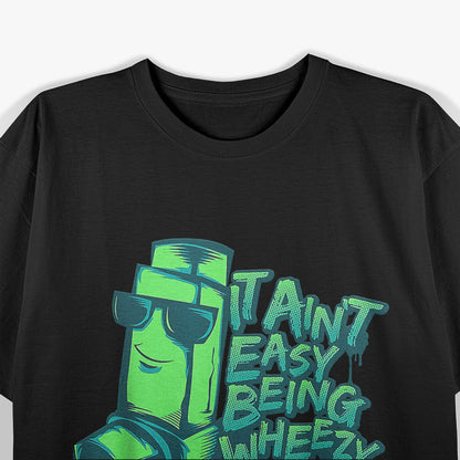 Asthma Attack Inhaler Wheezy Breathing Asthmatic T-Shirt