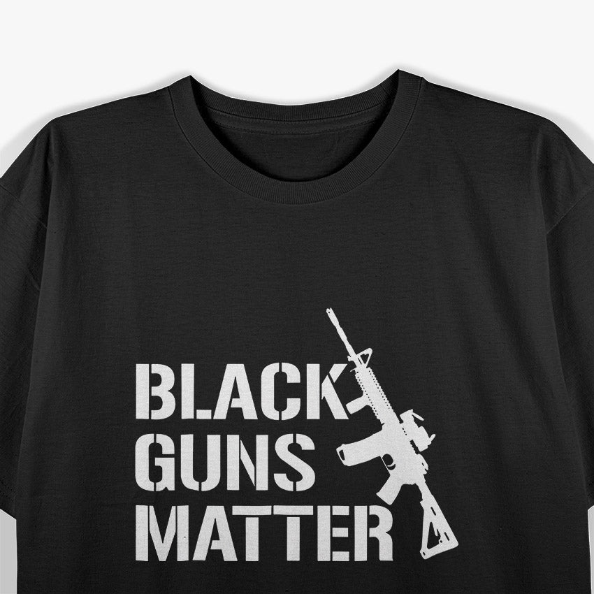 Black Guns Matter: Stand for Freedom T-Shirt