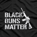 Black Guns Matter: Stand for Freedom T-Shirt