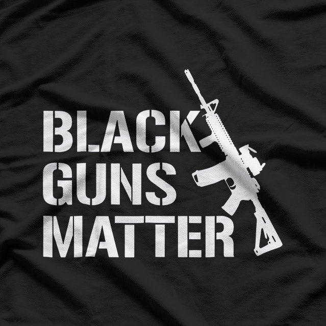 Black Guns Matter: Stand for Freedom T-Shirt