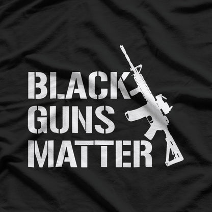 Black Guns Matter: Stand for Freedom T-Shirt