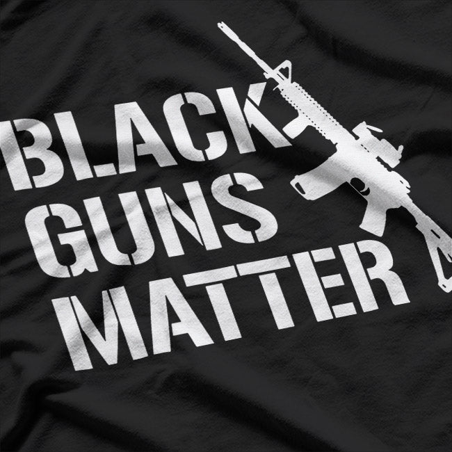 Black Guns Matter: Stand for Freedom T-Shirt