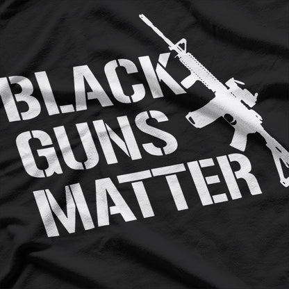 Black Guns Matter: Stand for Freedom T-Shirt