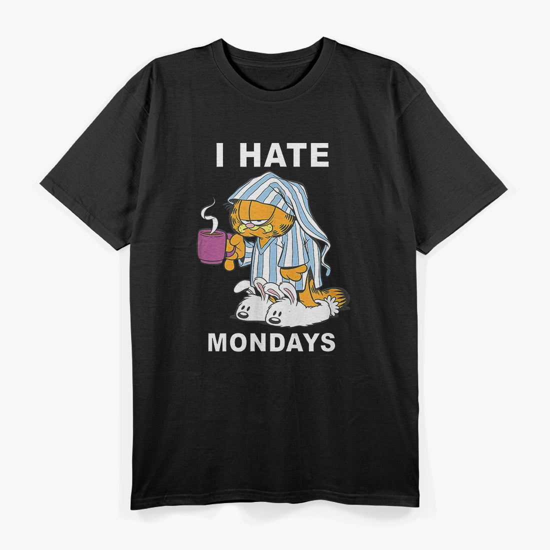 Cat, I Hate Mondays - Coffee Lover T-Shirt