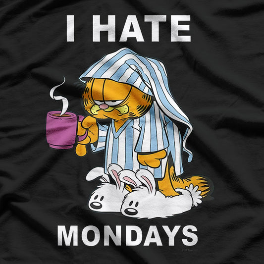 Cat, I Hate Mondays - Coffee Lover T-Shirt