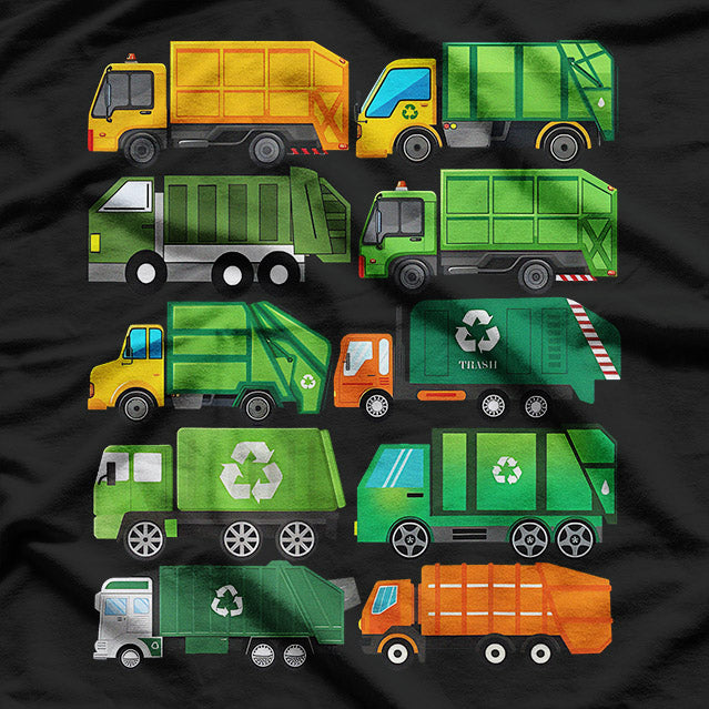 Garbage Truck Hero: Recycling Day T-Shirt