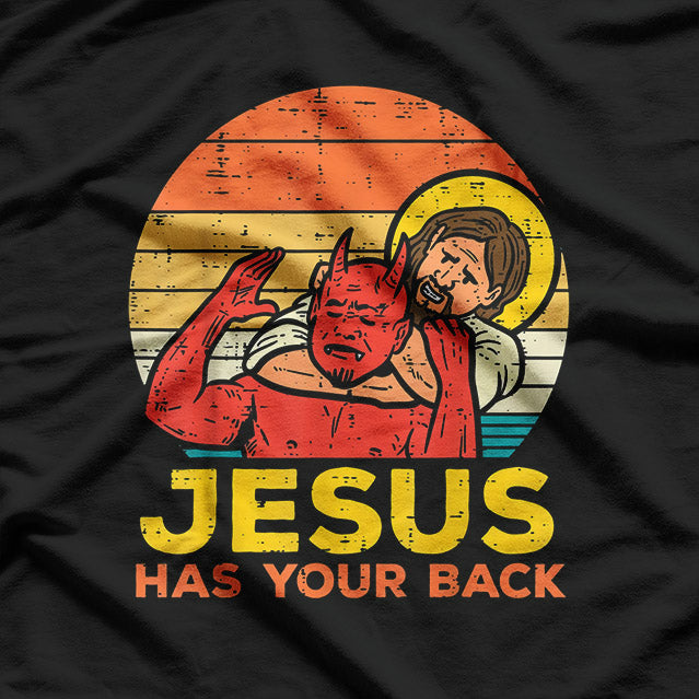 Jesus & Jiu-Jitsu - He's Got Your Back T-Shirt