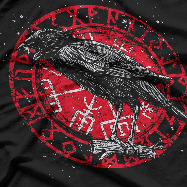 Nordic Raven - Symbol of Norse Mythology T-Shirt