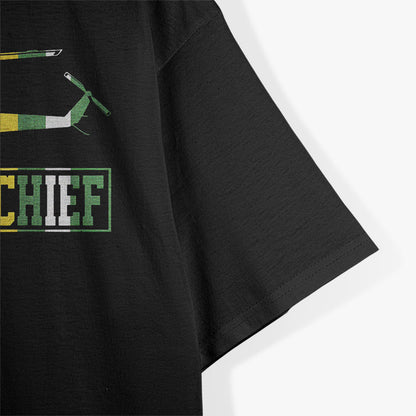 UH-1 Huey Crew Chief Veteran Helicopter Pilot Gift T-Shirt
