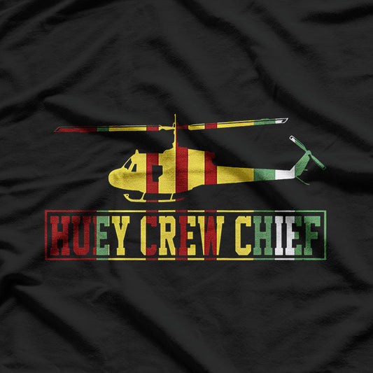 UH-1 Huey Crew Chief Veteran Helicopter Pilot Gift T-Shirt