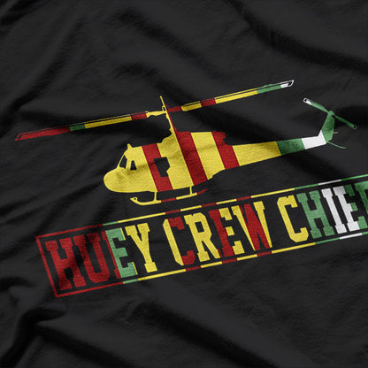 UH-1 Huey Crew Chief Veteran Helicopter Pilot Gift T-Shirt