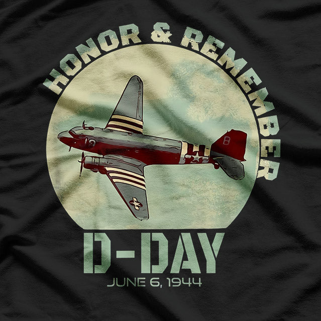 Honor & Remember: C-47 Skytrain T-Shirt