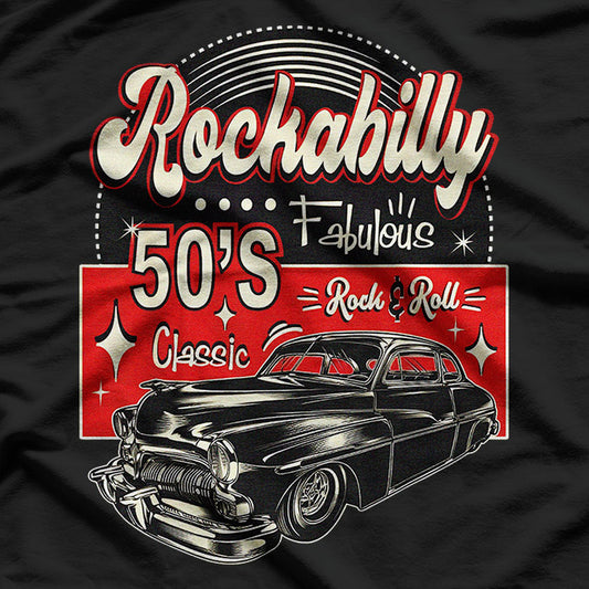 1950s Vintage Rockabilly Swing 50s Sock Hop Doo Wop Rocker T-Shirt