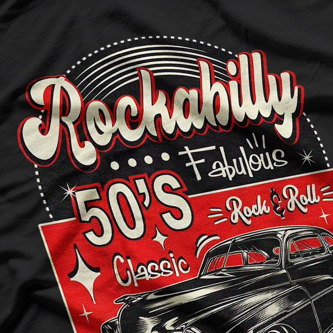1950s Vintage Rockabilly Swing 50s Sock Hop Doo Wop Rocker T-Shirt
