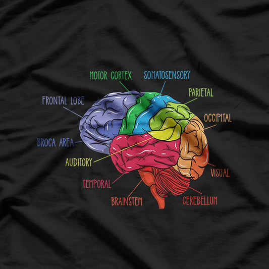 Brain Anatomy: Neurologist-Inspired T-Shirt