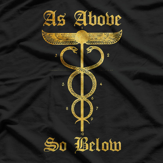 As Above So Below Mystical Occult T-Shirt