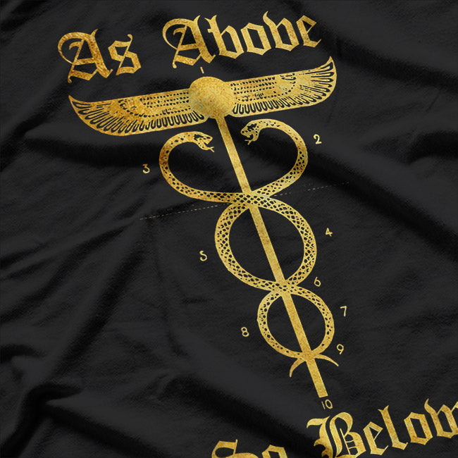 As Above So Below Mystical Occult T-Shirt