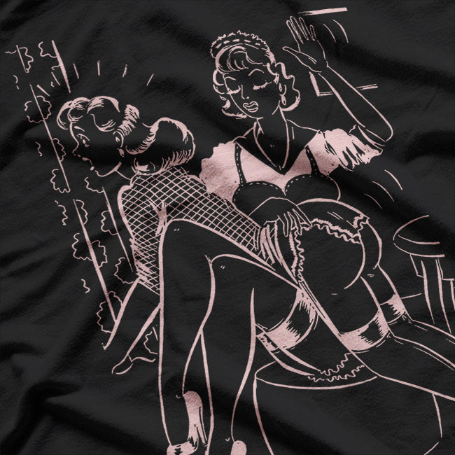 BDSM Whips & Chains – Funny Edgy Humor Kinky Gift T-Shirt