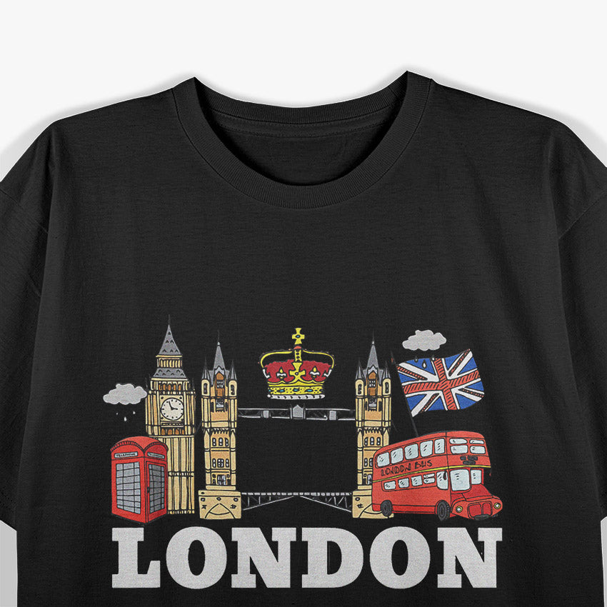 England London: Iconic Cityscape T-Shirt