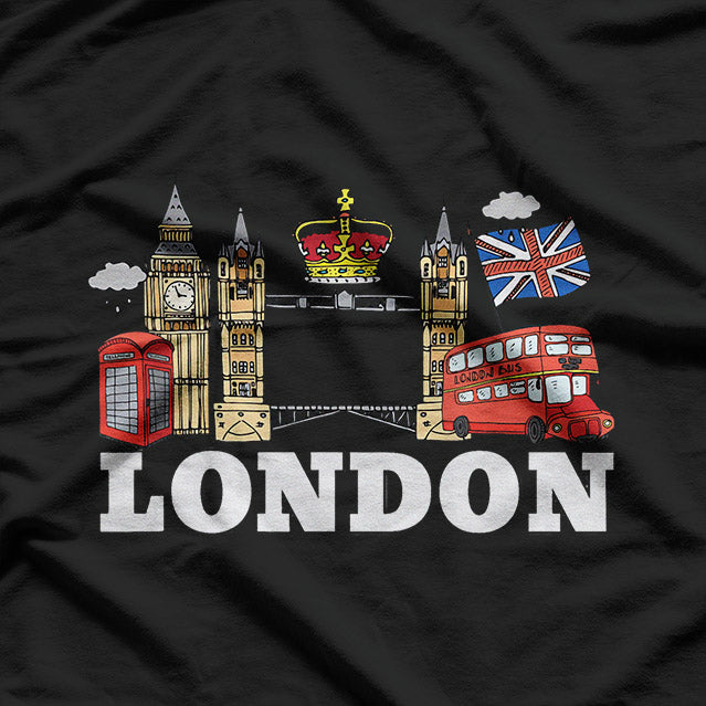 England London: Iconic Cityscape T-Shirt