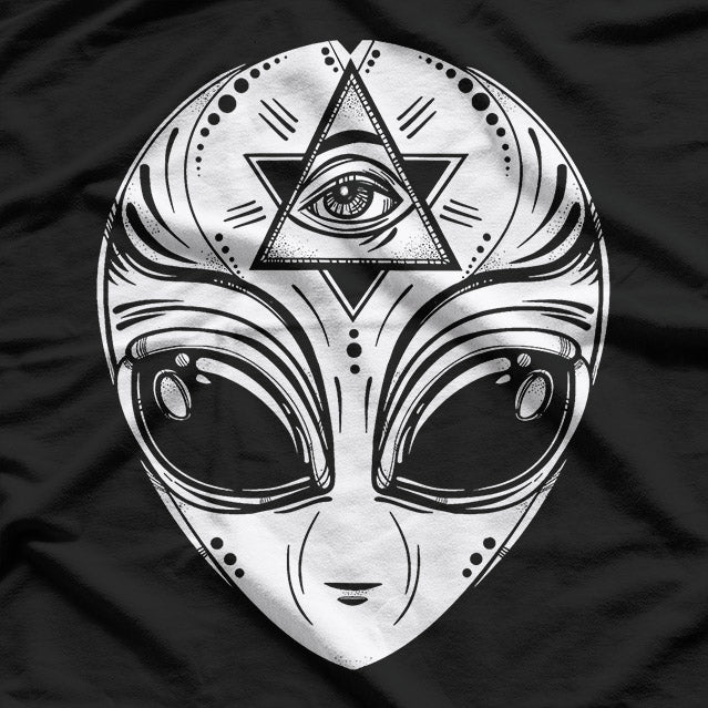 Illuminati Alien All-Seeing Eye T-Shirt
