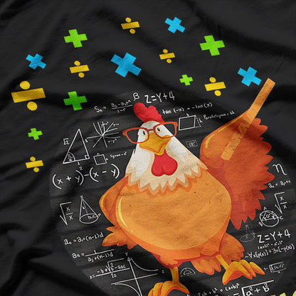 Mathemachicken Funny Chicken Math T-Shirt