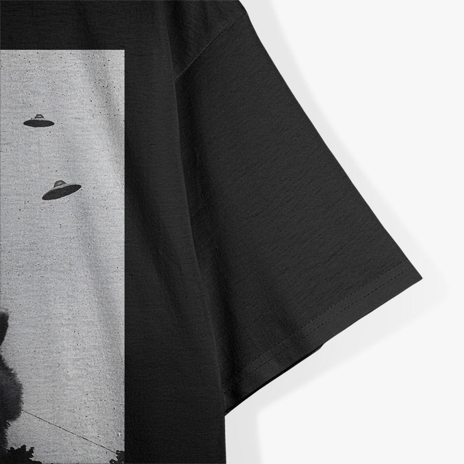 Raccoon UFO: Out of This World Mischief T-Shirt