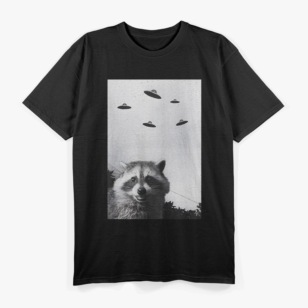 Raccoon UFO: Out of This World Mischief T-Shirt