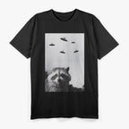 Raccoon UFO: Out of This World Mischief T-Shirt