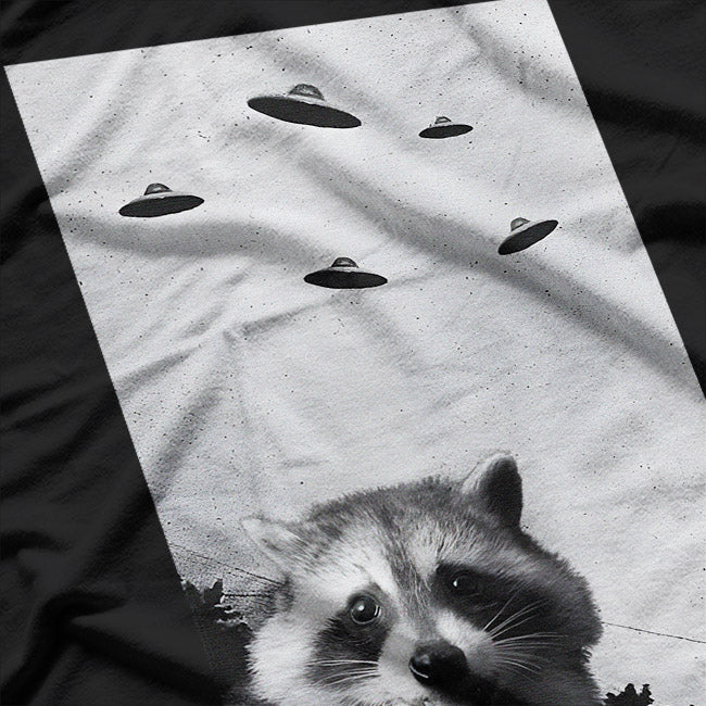 Raccoon UFO: Out of This World Mischief T-Shirt