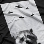 Raccoon UFO: Out of This World Mischief T-Shirt