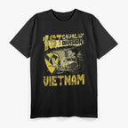 UH-1 Huey Helicopter 1st Division Vietnam Veteran T-Shirt