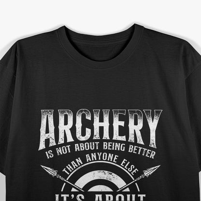 Vintage Archery Bow Archer Target Practice Skill Shot T-Shirt