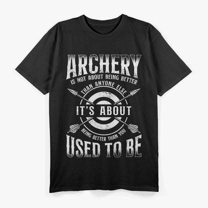 Vintage Archery Bow Archer Target Practice Skill Shot T-Shirt