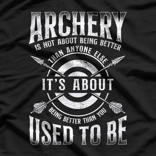 Vintage Archery Bow Archer Target Practice Skill Shot T-Shirt