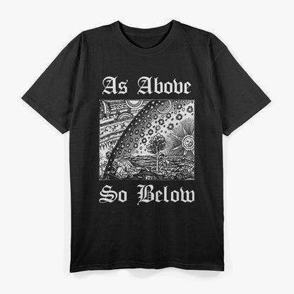 As Above So Below Occult Symbolism T-Shirt