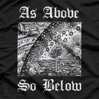 As Above So Below Occult Symbolism T-Shirt