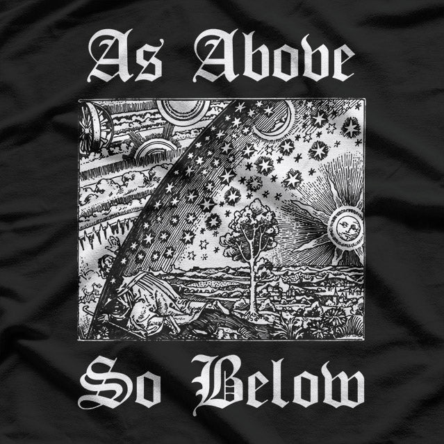 As Above So Below Occult Symbolism T-Shirt