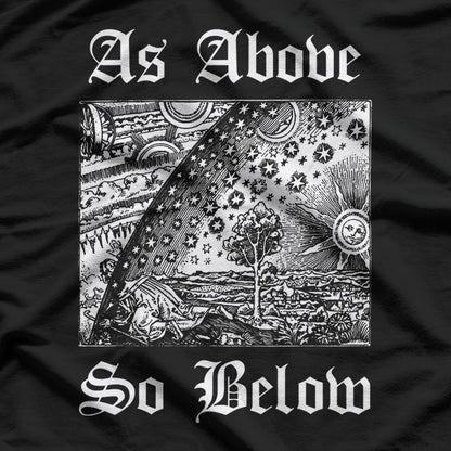 As Above So Below Occult Symbolism T-Shirt