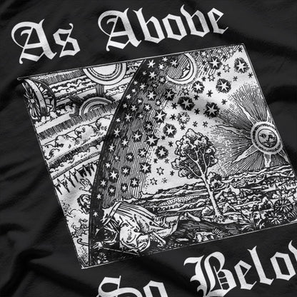 As Above So Below Occult Symbolism T-Shirt