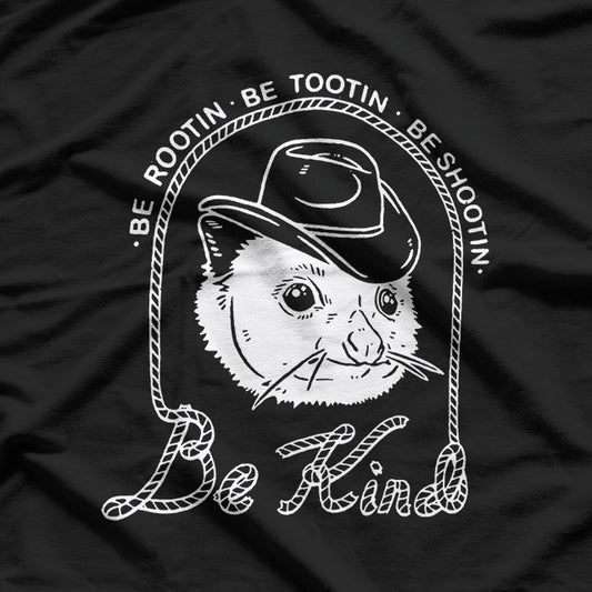 Be Rootin’ Be Tootin’ Be Shootin’ But Always Be Kind – Cowboy T-Shirt