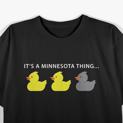 Duck, Gray Duck - Minnesota Classic T-Shirt