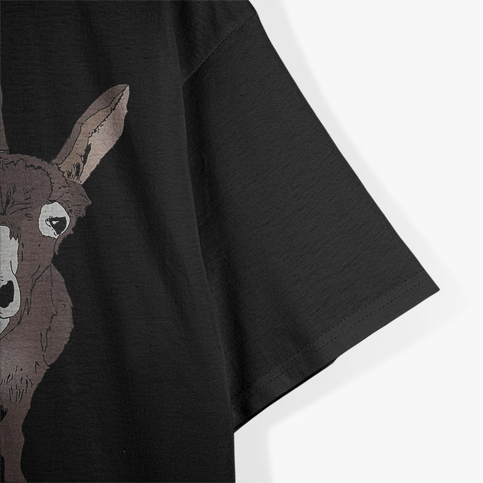 Funny Looking Donkey - The Face of Humor T-Shirt