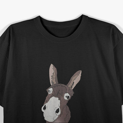 Funny Looking Donkey - The Face of Humor T-Shirt