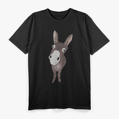 Funny Looking Donkey - The Face of Humor T-Shirt