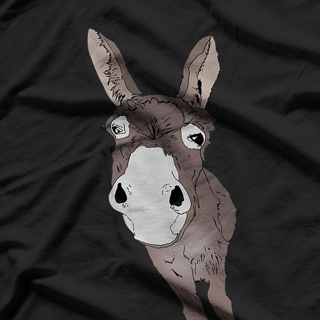 Funny Looking Donkey - The Face of Humor T-Shirt