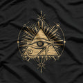 Illuminati Eye of Horus Pyramid Conspiracy T-Shirt