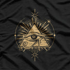 Illuminati Eye of Horus Pyramid Conspiracy T-Shirt