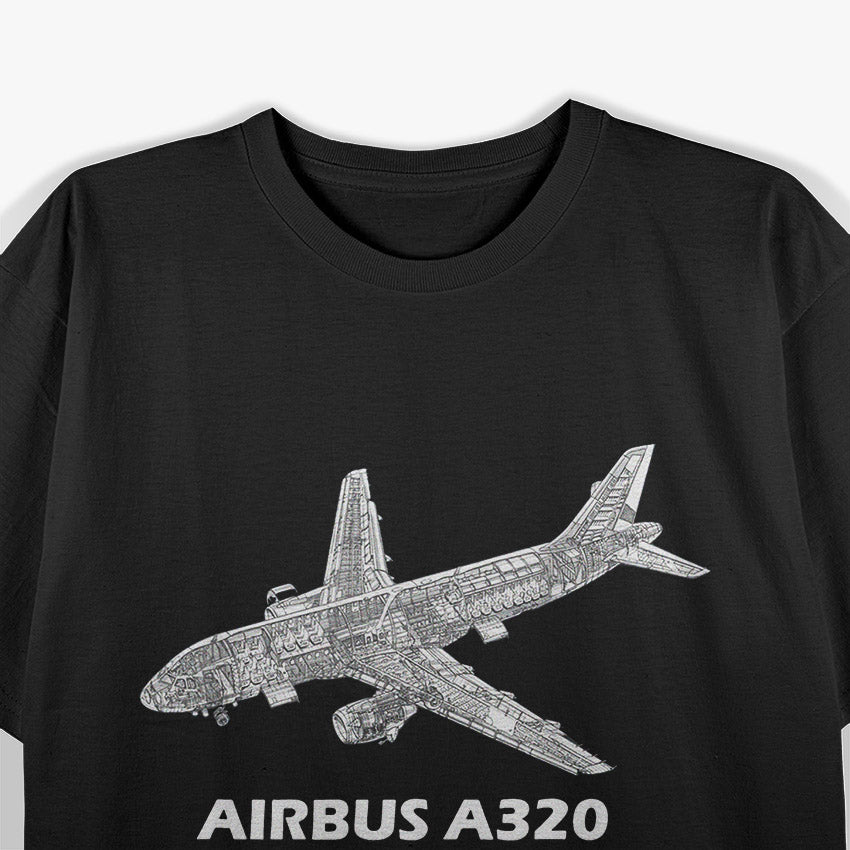 Jet Airplane Cutaway – Aviation Engineer Pilot Gift T-Shirt