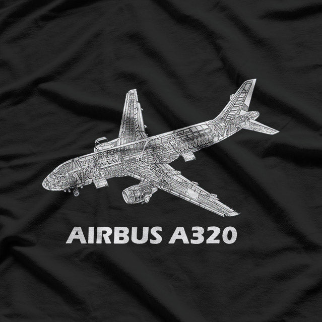 Jet Airplane Cutaway – Aviation Engineer Pilot Gift T-Shirt